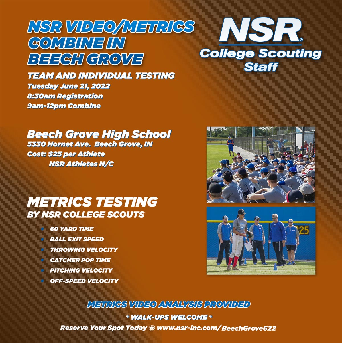 NSR Beech Grove Combine Register Today!